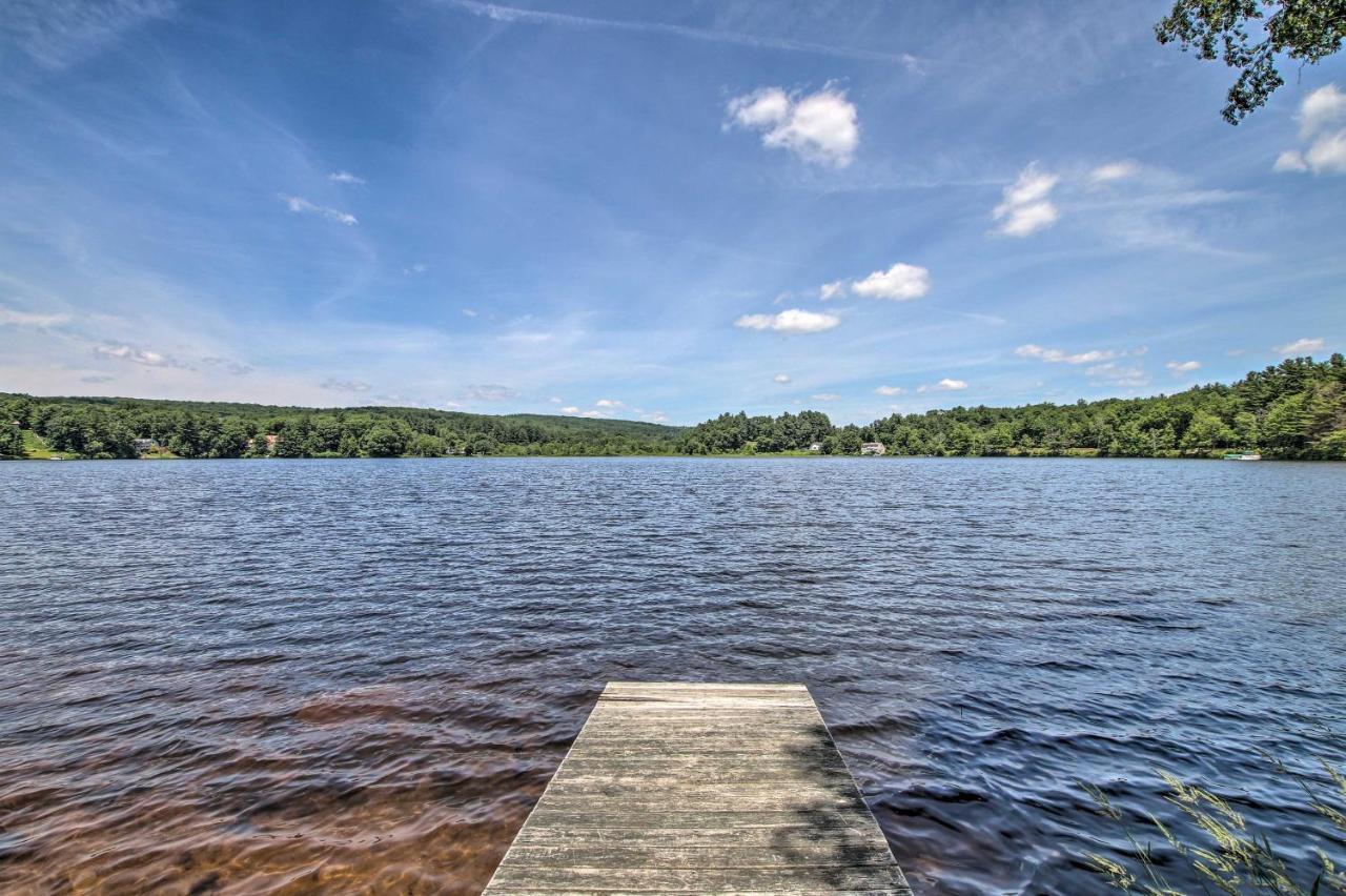 Waterfront New England House On Wickaboag Lake! West Brookfield Kültér fotó